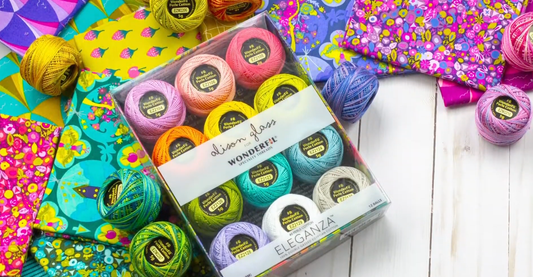 Fall in Love With Alison Glass Eleganza™ Perle Cotton Thread!