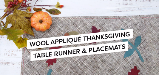 Wool Appliqué Thanksgiving Placemats