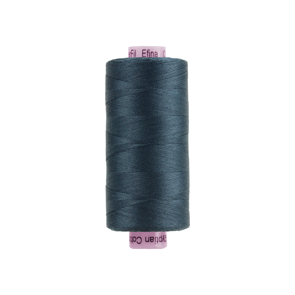 EFS60 - Efina 60wt Egyptian Cotton Deep Teal Thread WonderFil