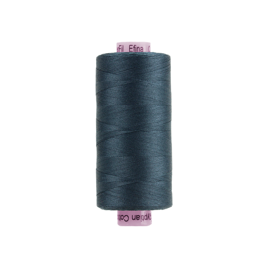 EFS60 - Efina 60wt Egyptian Cotton Deep Teal Thread WonderFil