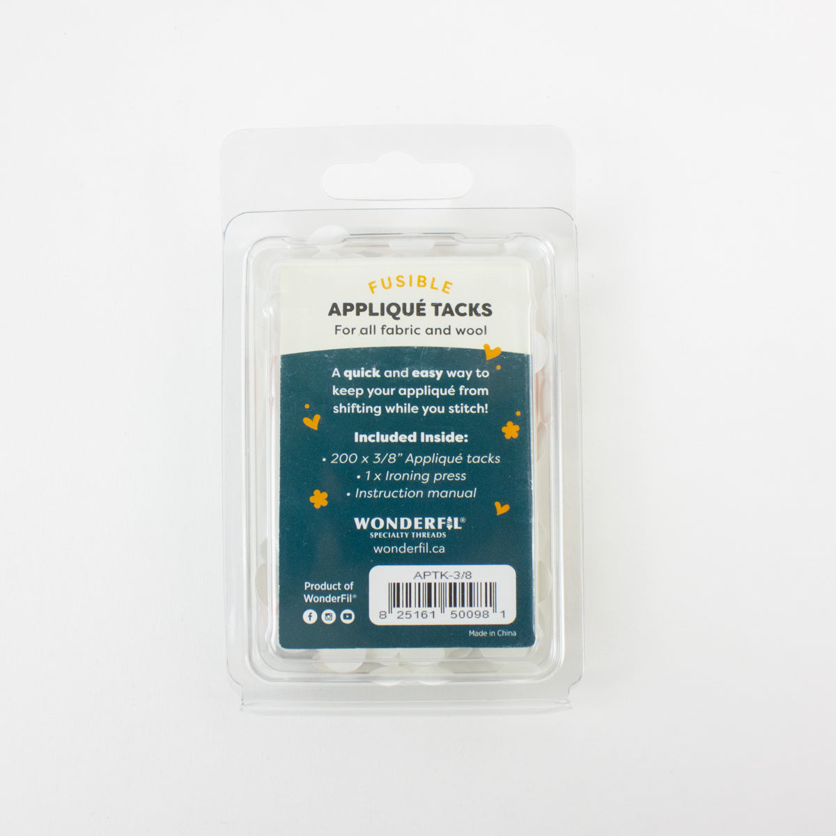 Fusible Applique Tacks WonderFil Europe