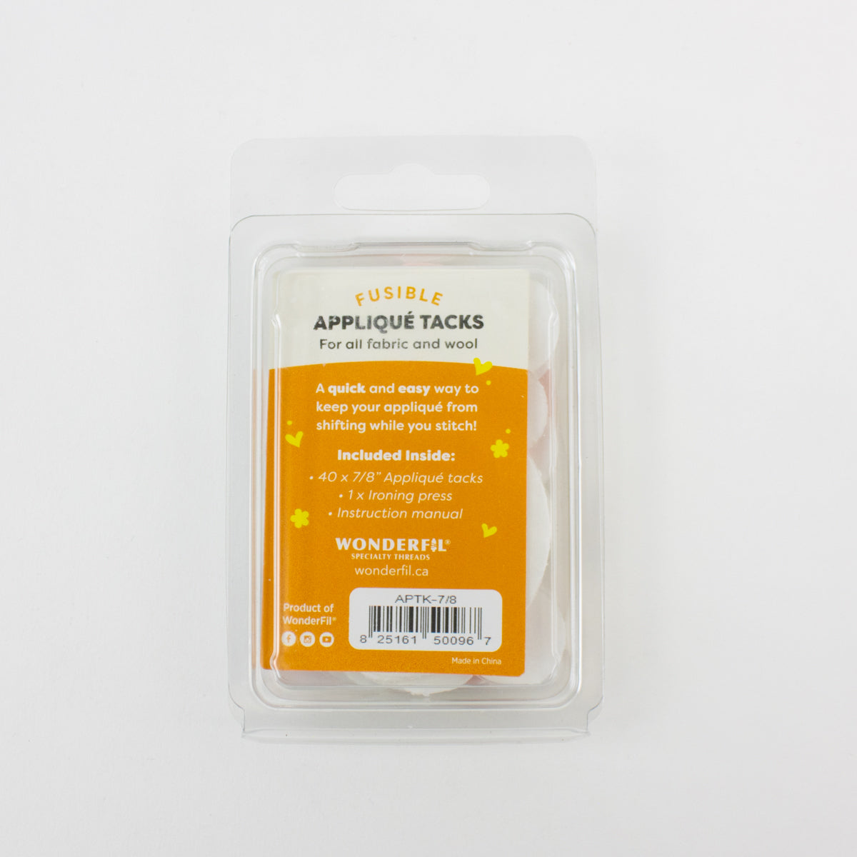 Fusible Applique Tacks WonderFil Europe