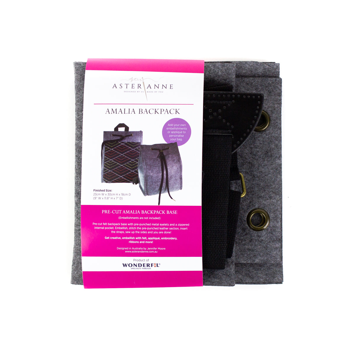 Amalia Backpack Kit WonderFil Europe