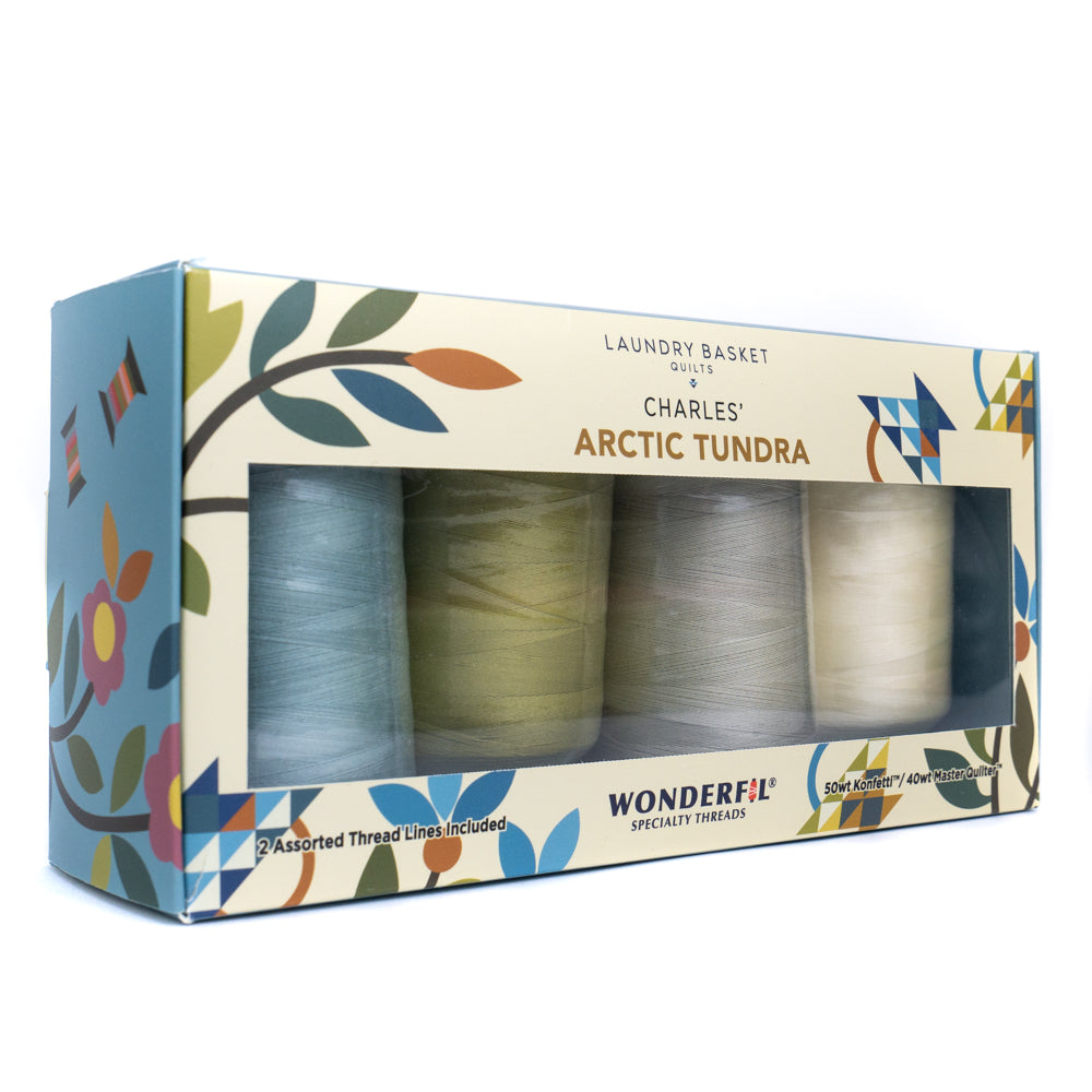 Charles’ Arctic Tundra by Edyta Sitar - Mixed Thread Pack WonderFil Online EU