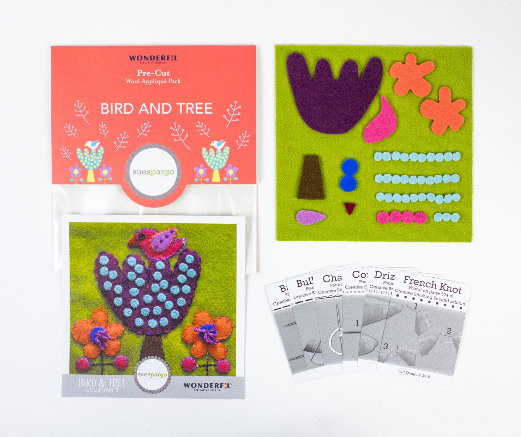 SSPWK - Pre-cut wool kits by Sue Spargo WonderFil