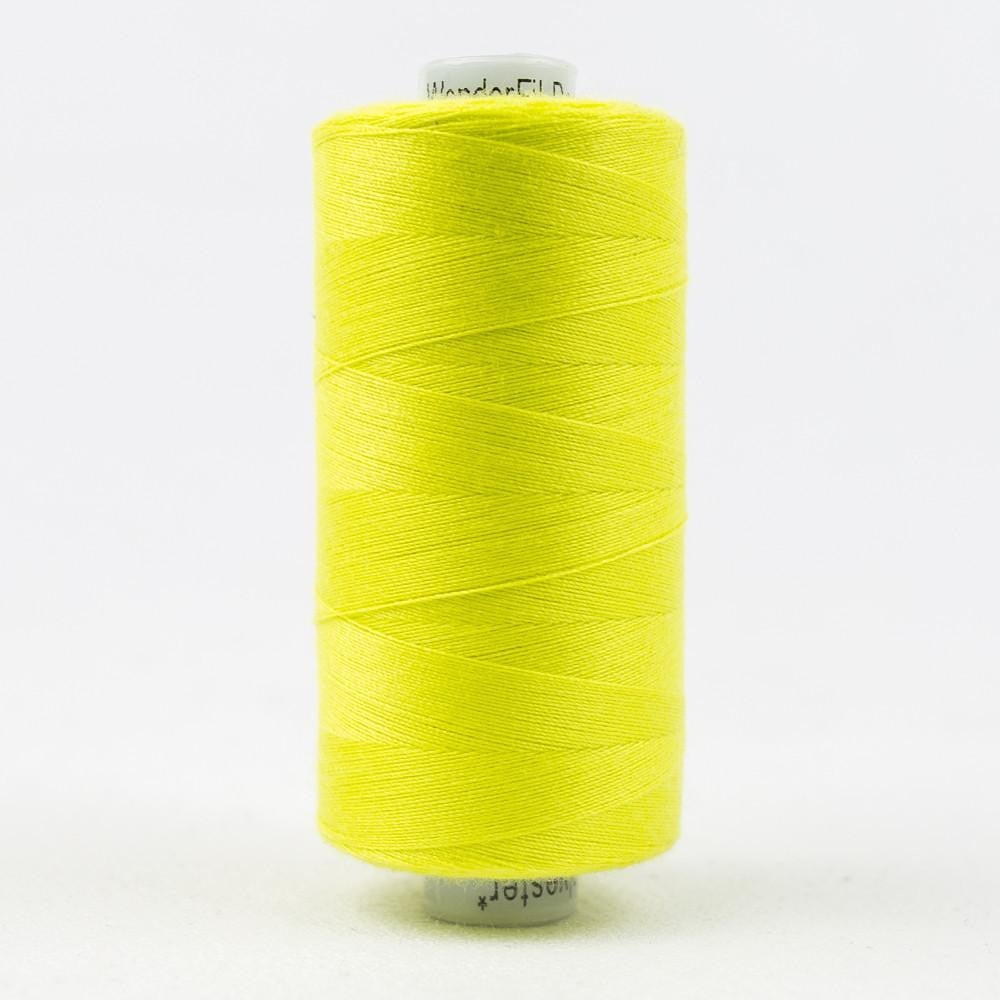 DS822 - Designer™ All purpose 40wt Polyester Chartreuse Yellow Thread WonderFil