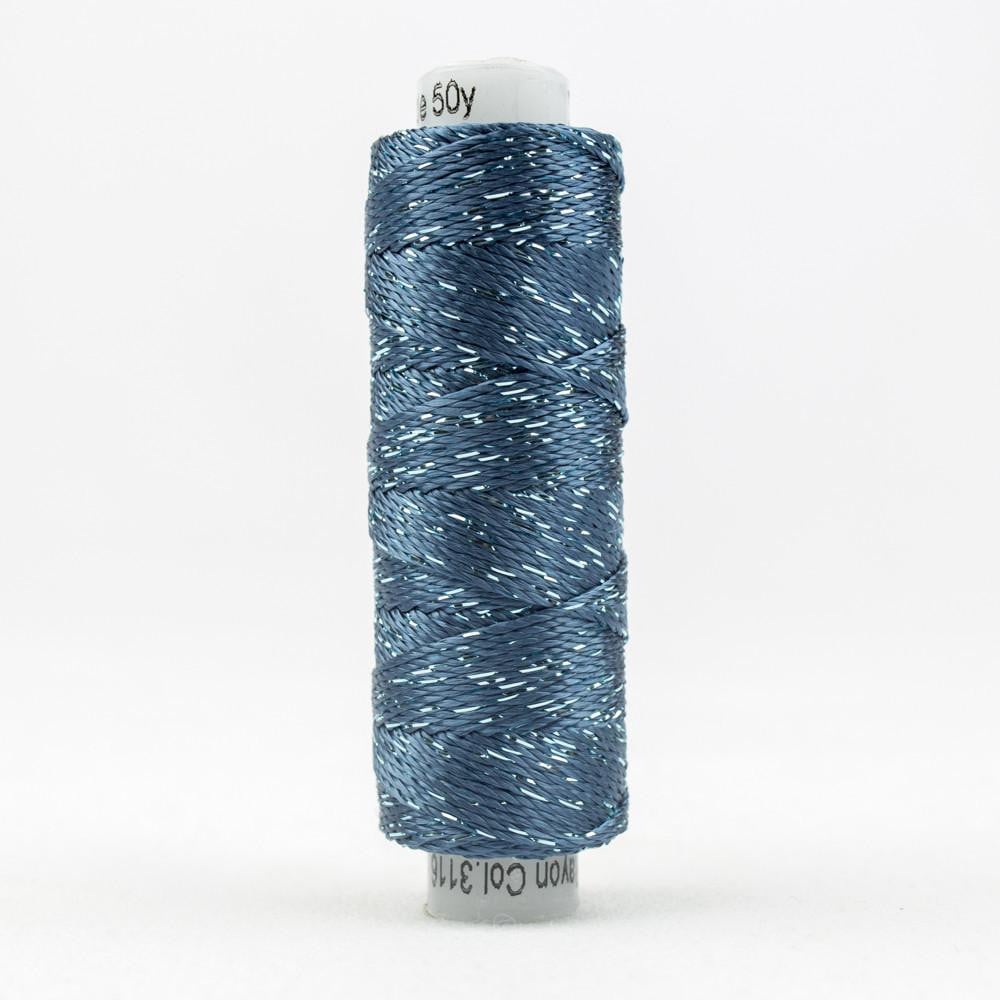 SSDZ3116 - Dazzle™ 8wt Rayon Majolica Blue Thread WonderFil