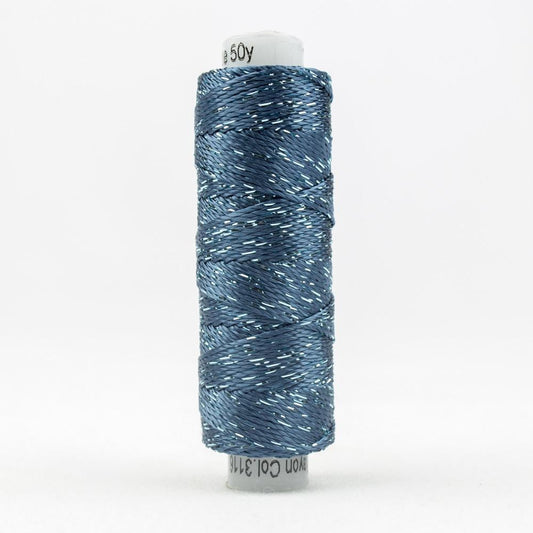 SSDZ3116 - Dazzle™ 8wt Rayon Majolica Blue Thread WonderFil