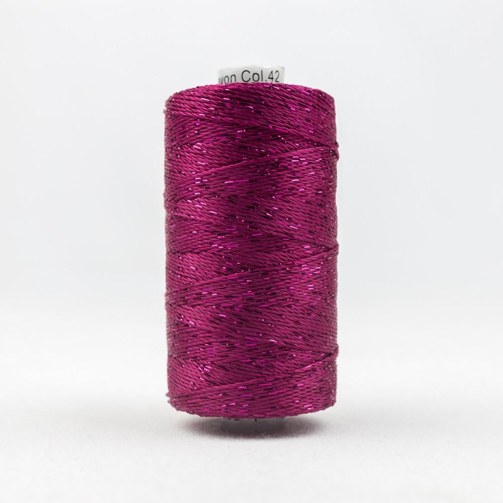 DZ42 - Dazzle™ Rayon and Metallic Raspberry Thread WonderFil