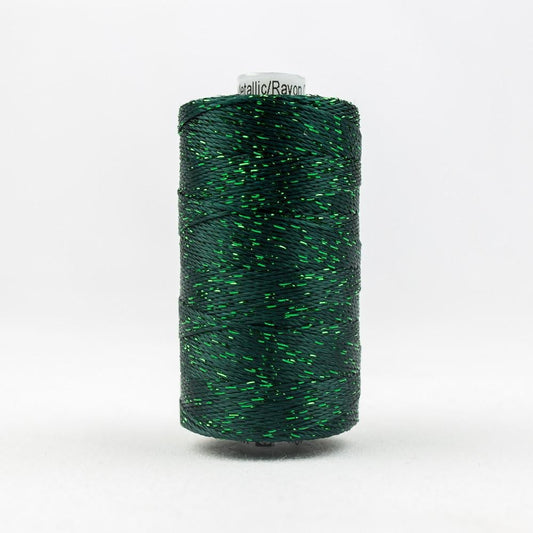 DZ566 - Dazzle™ Rayon and Metallic Forest Green Thread WonderFil