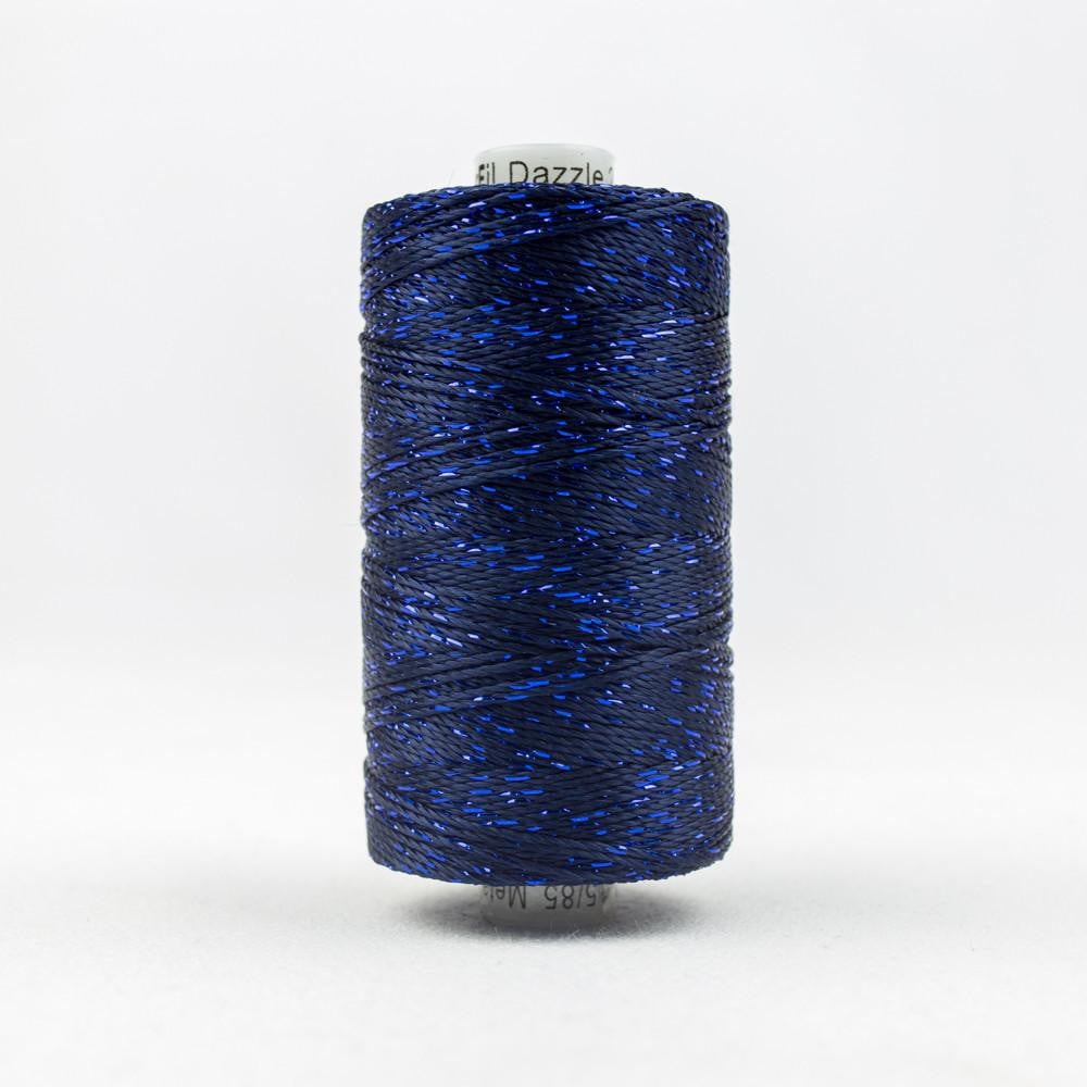 DZ7148 - Dazzle™ Rayon and Metallic Midnight Blue Thread WonderFil
