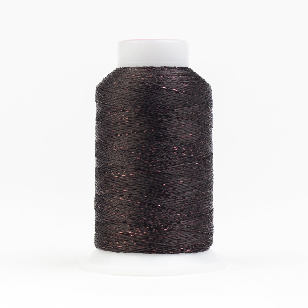GM7125 - GlaMore™ 12wt Rayon and Metallic Licorice Thread WonderFil
