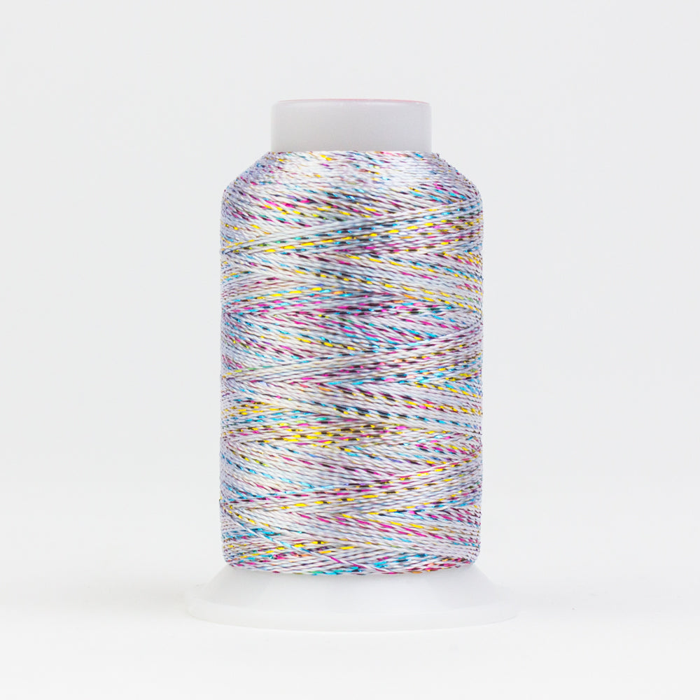 GM8201 - GlaMore™ 12wt Rayon and Metallic White Thread WonderFil