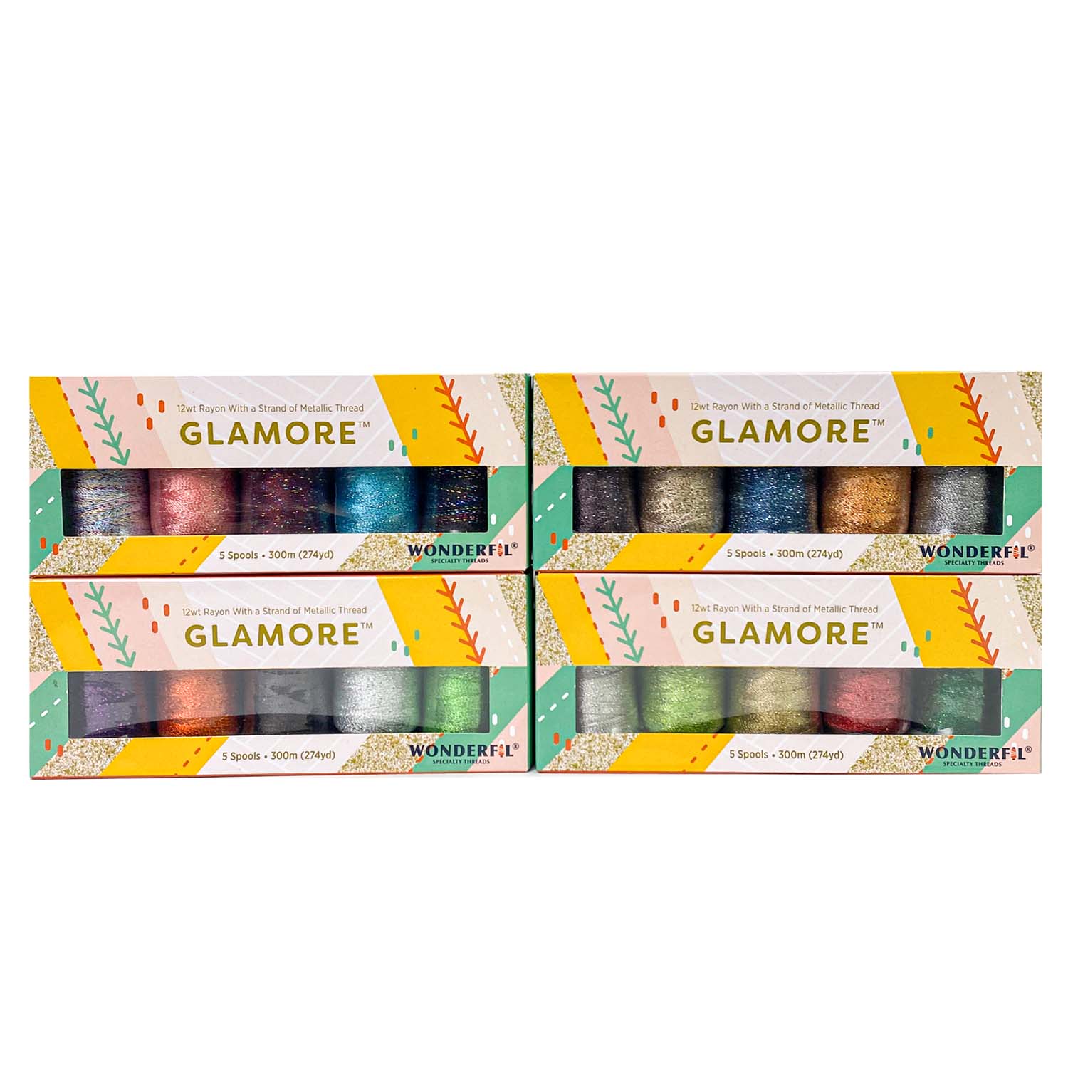 GlaMore™ 12wt Rayon and Metallic Thread - Packs WonderFil Online EU