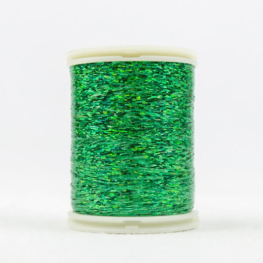 HC8156 - Hologram™ Polyester Slitted Green Thread WonderFil