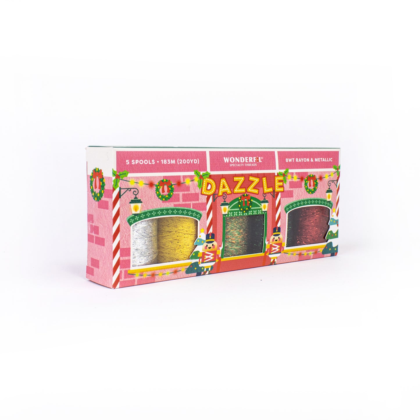 Dazzle™️ 8wt Rayon & Metallic Holiday Pack WonderFil Europe