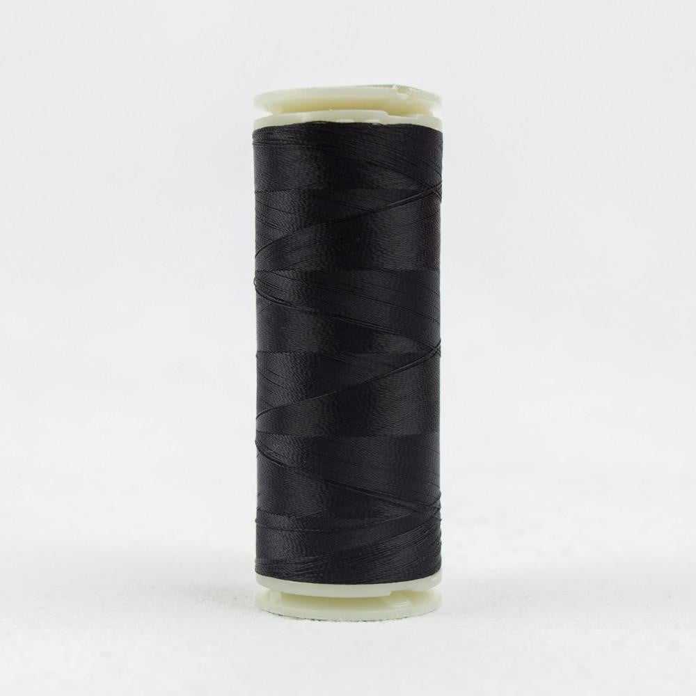 IF101 - InvisaFil™ 100wt Cottonized Polyester Black Thread WonderFil