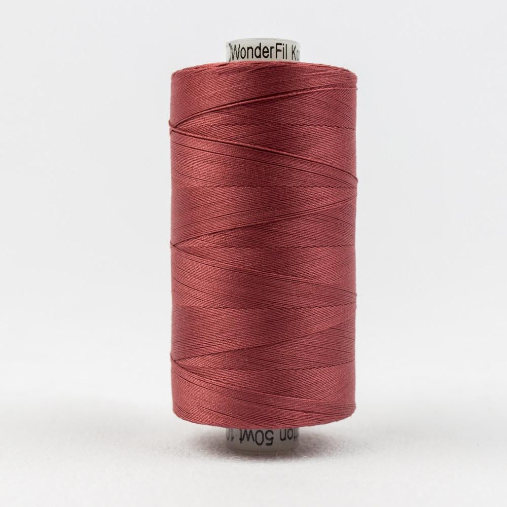 KT305 - Konfetti™ 50wt Egyptian Cotton Dark Rose Thread WonderFil
