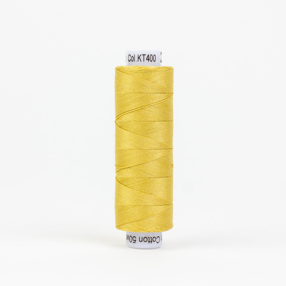 KT400 - Konfetti™ 50wt Egyptian Cotton Gold Thread WonderFil