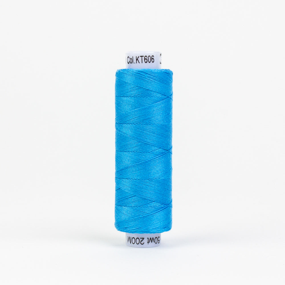 KT606 - Konfetti™ 50wt Egyptian Cotton Peacock Blue Thread WonderFil