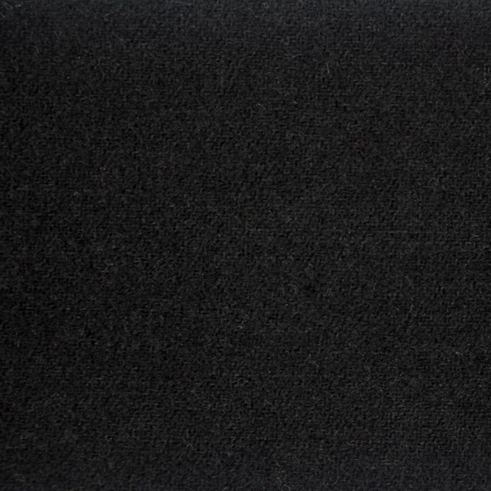 LN30 - Black Merino Wool Fabric WonderFil