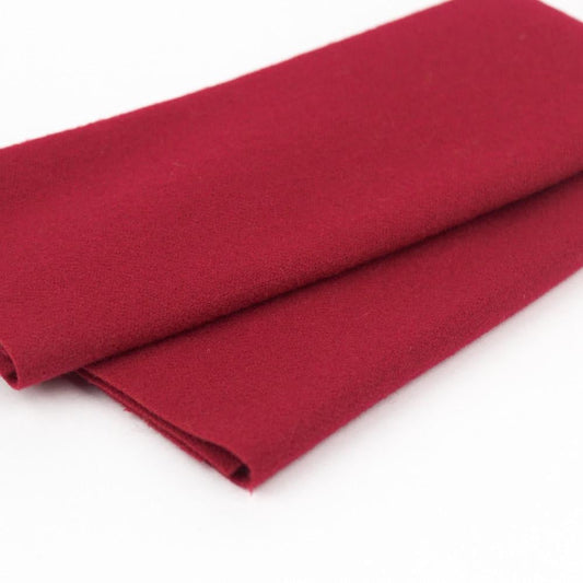 LN42 - Holly Berry Merino Wool Fabric WonderFil