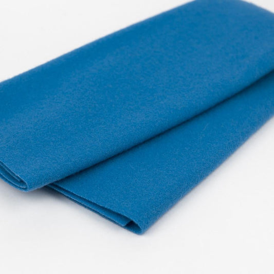 LN56 - Crystal Blue Merino Wool Fabric WonderFil