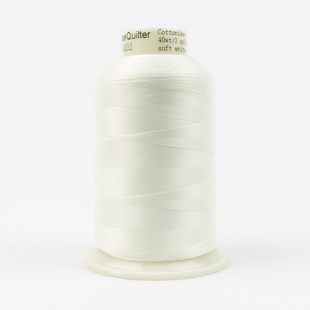 MQ02 - Master Quilter™ 40wt All Purpose Soft White Polyester Thread WonderFil