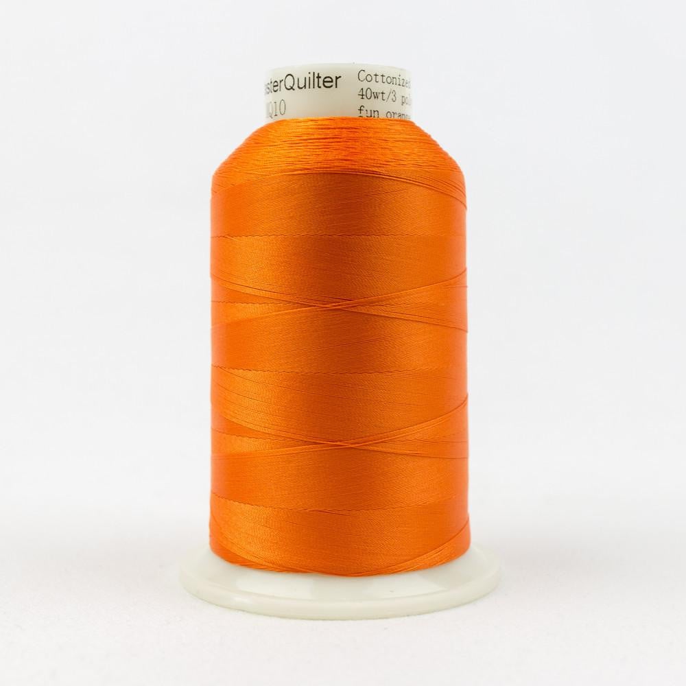 MQ10 - Master Quilter™ 40wt All Purpose Fun Orange Polyester Thread WonderFil