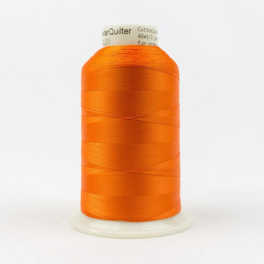 MQ10 - Master Quilter™ 40wt All Purpose Fun Orange Polyester Thread WonderFil