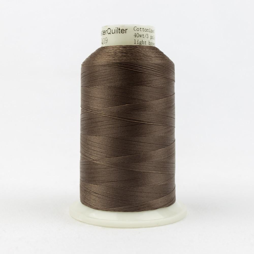 MQ19 - Master Quilter™ 40wt All Purpose Light Brown Polyester Thread WonderFil