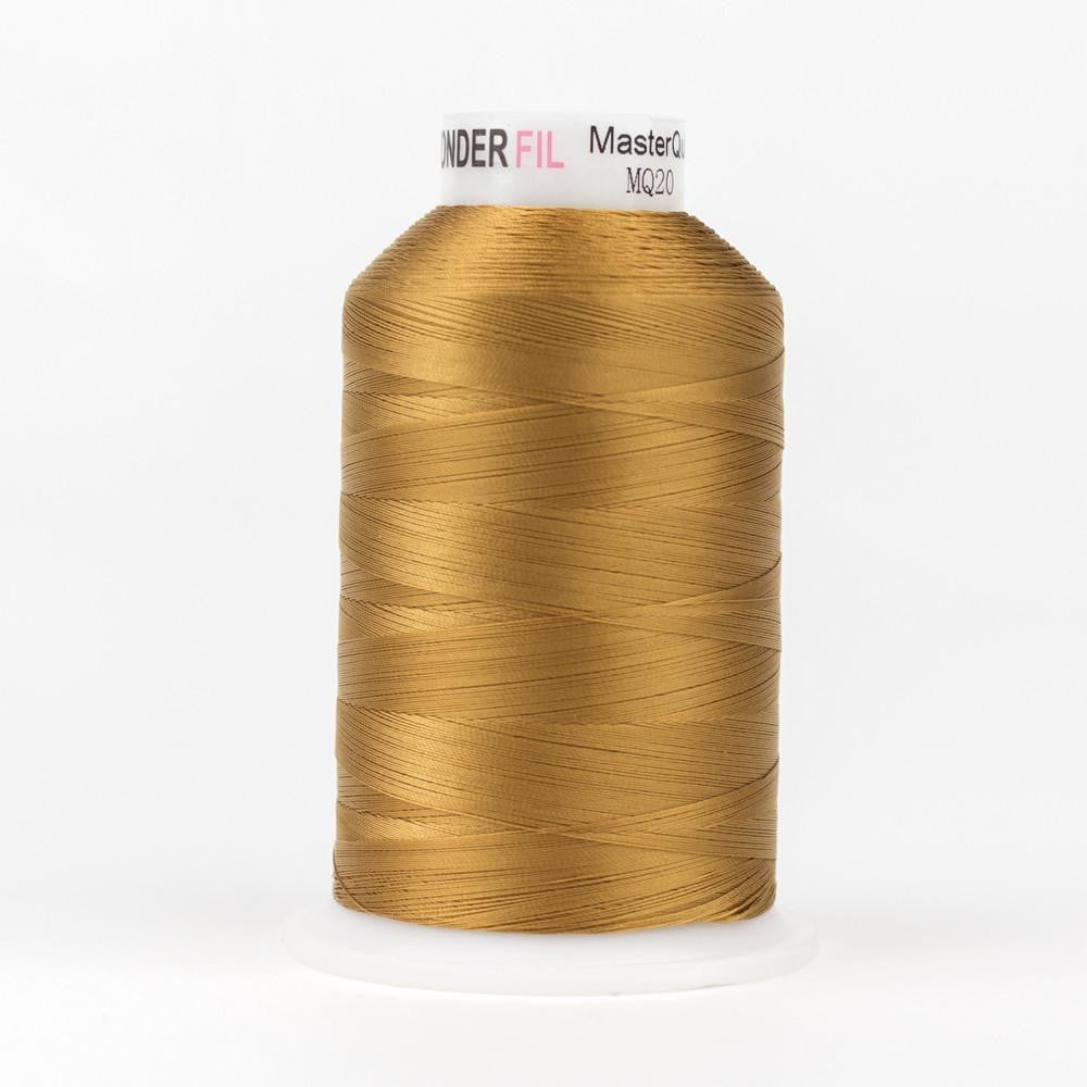 MQ20 - Master Quilter™ 40wt All Purpose Gold Brown Polyester Thread WonderFil