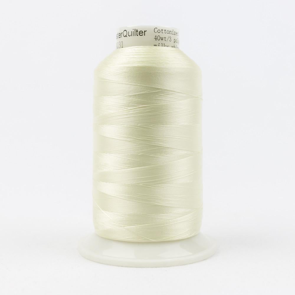 MQ31 - Master Quilter™ 40wt All Purpose Milky White Polyester Thread WonderFil