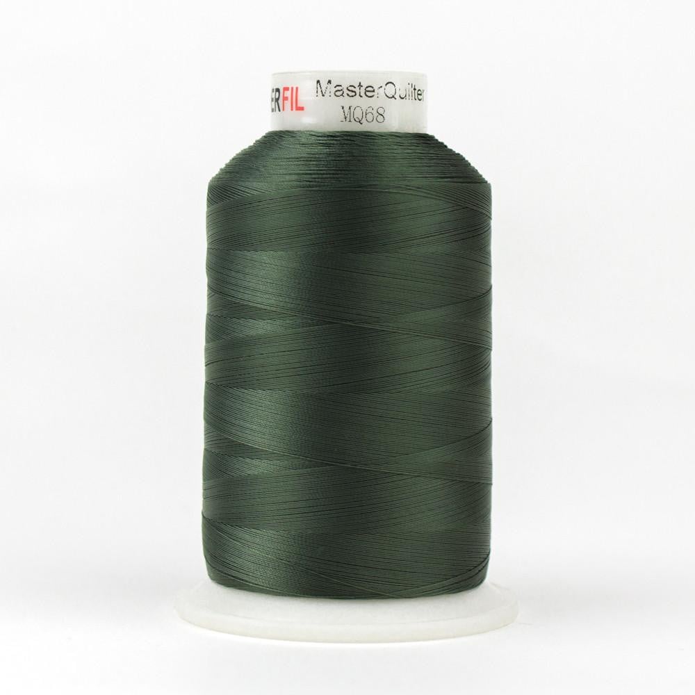 MQ68 - Master Quilter™ All Purpose Dark Olive Green Polyester Thread WonderFil