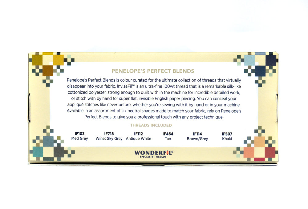 Penelope’s Perfect Blends  by Edyta Sitar - Invisible Thread Pack WonderFil Online EU