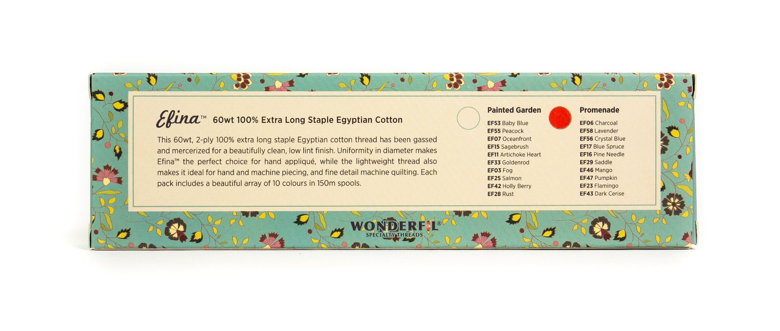 Petra Prins Efina Packs - Egyptian Cotton Threads WonderFil Online EU