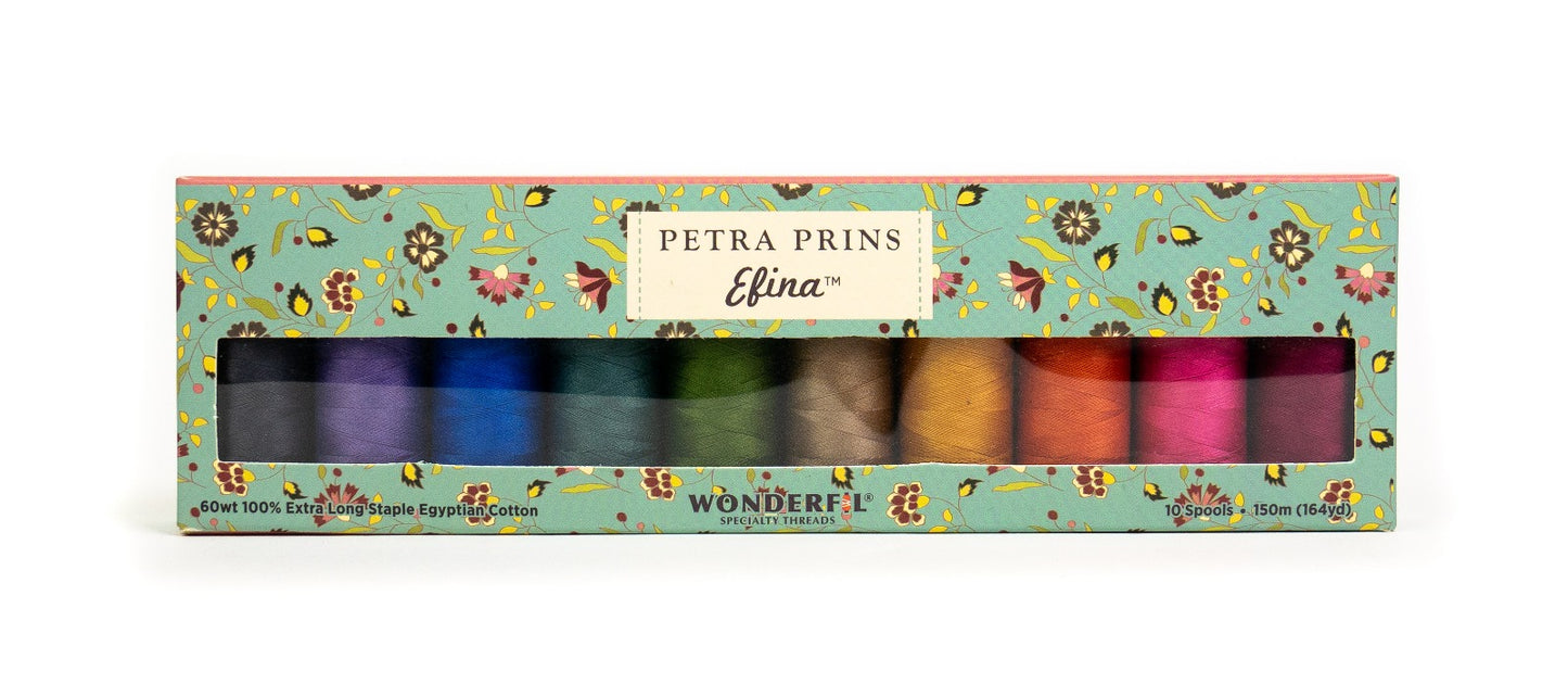 Petra Prins Efina Packs - Egyptian Cotton Threads WonderFil Online EU