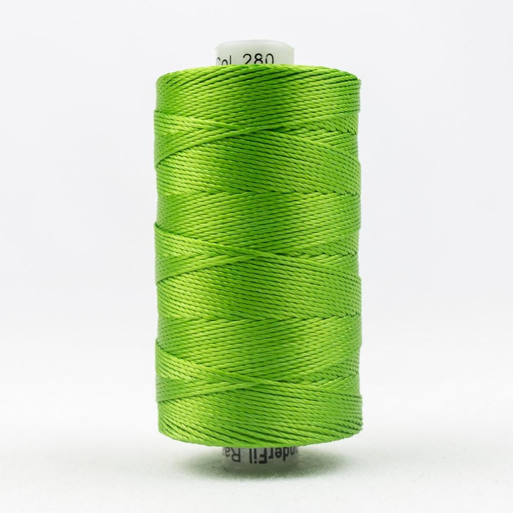 RZ280 - Rayon Grass Green Thread 8wt - WonderFil – WonderFil Europe