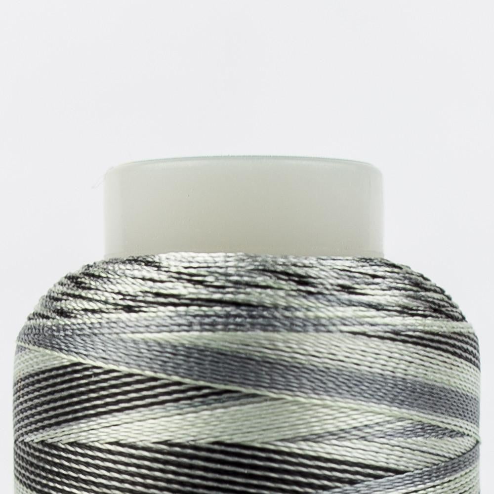 SD28 - Mirage™ 30wt Rayon Black Greys Thread WonderFil