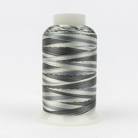 SD28 - Mirage™ 30wt Rayon Black Greys Thread WonderFil
