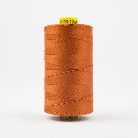 SP10 - Spagetti™ 12wt Egyptian Cotton Dark Pumpkin Thread WonderFil