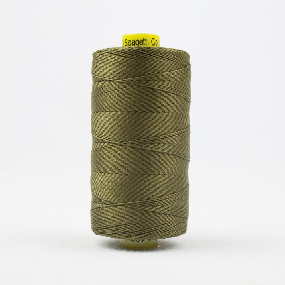 SP22 - Spagetti™ 12wt Egyptian Cotton Army Green Thread WonderFil