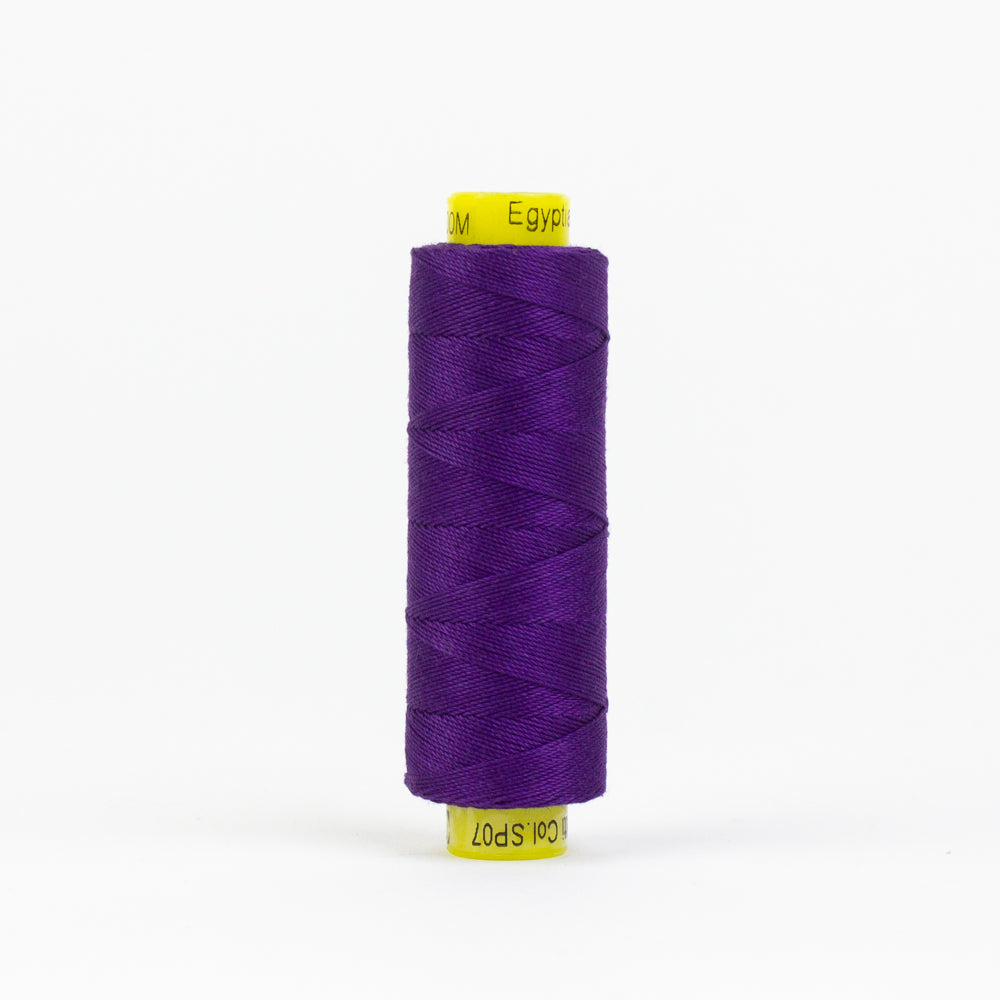 SP07 - Spagetti™ 12wt Egyptian Cotton Deep Royal Purple Thread WonderFil