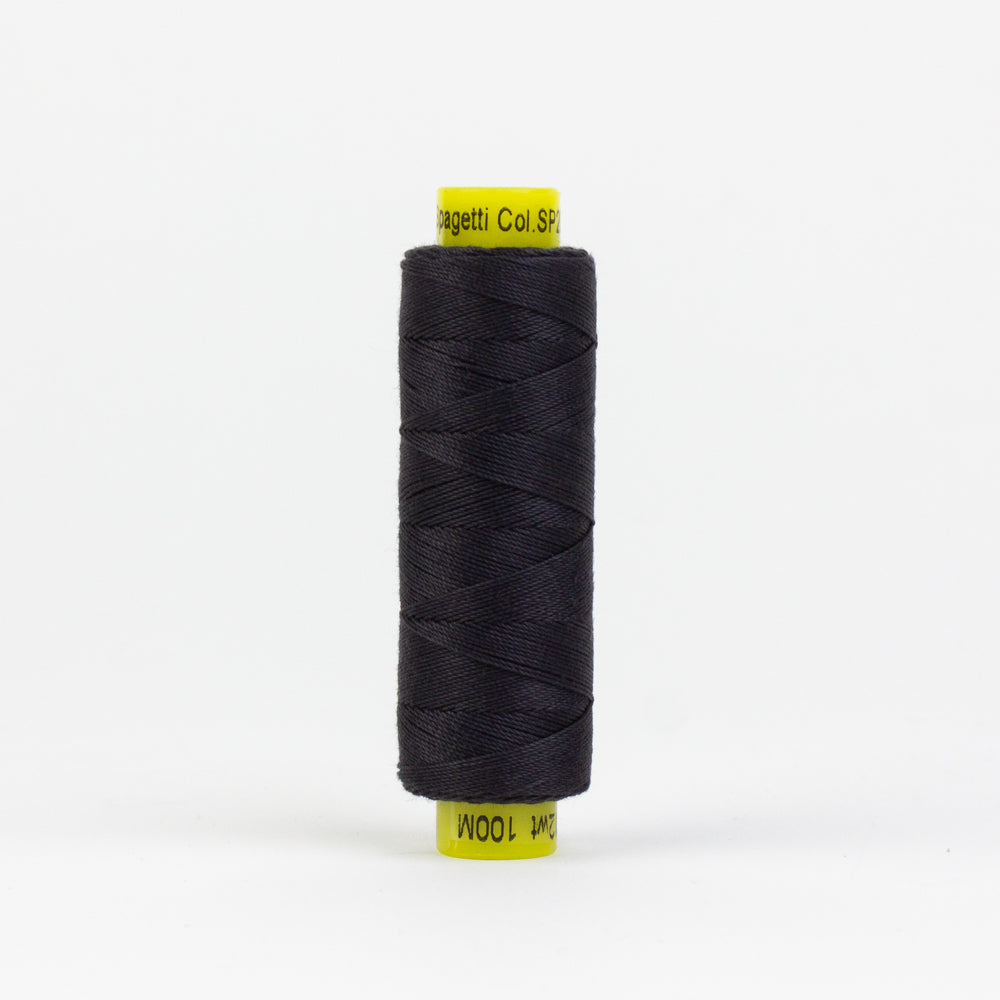 SP202 - Spagetti™ 12wt Egyptian Cotton Charcoal Thread WonderFil