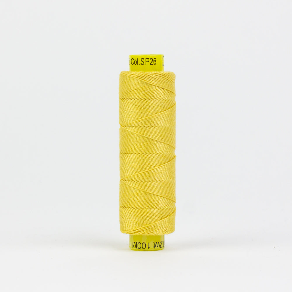 SP26 - Spagetti™ 12wt Egyptian Cotton Soft Yellow Thread WonderFil