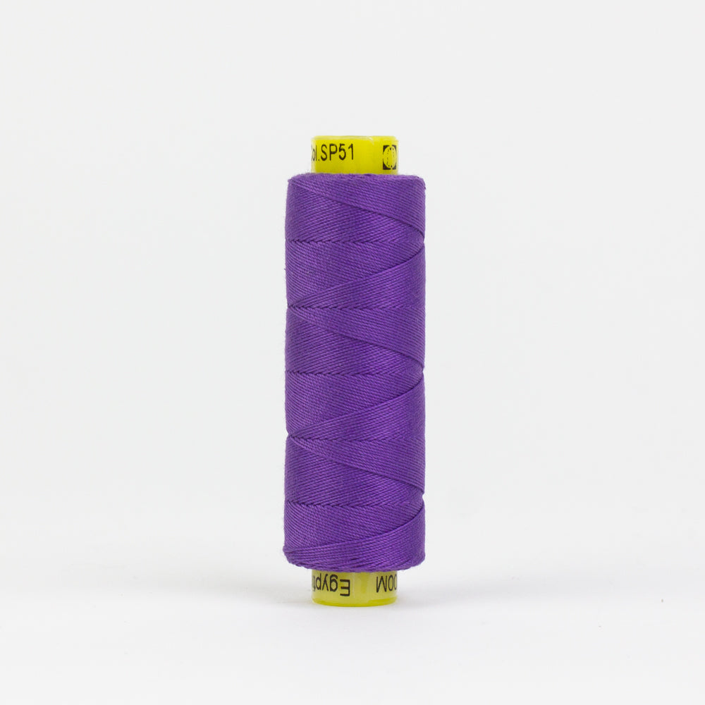 SP51 - Spagetti™ 12wt Egyptian Cotton Purple Pansy Thread WonderFil