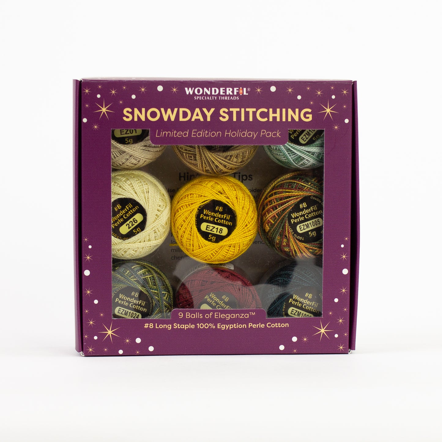 Snowday Stitching WonderFil Europe
