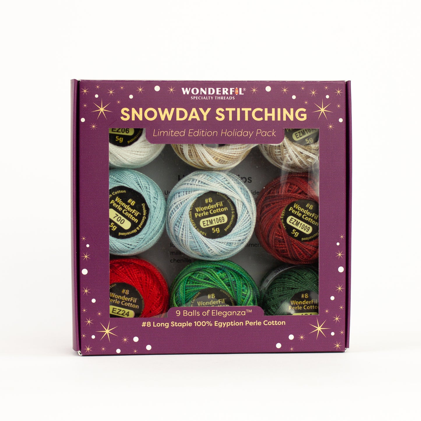 Snowday Stitching WonderFil Europe