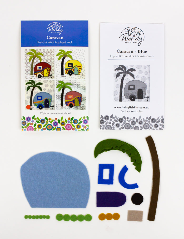 Pre-cut wool kits by Wendy Williams WonderFil