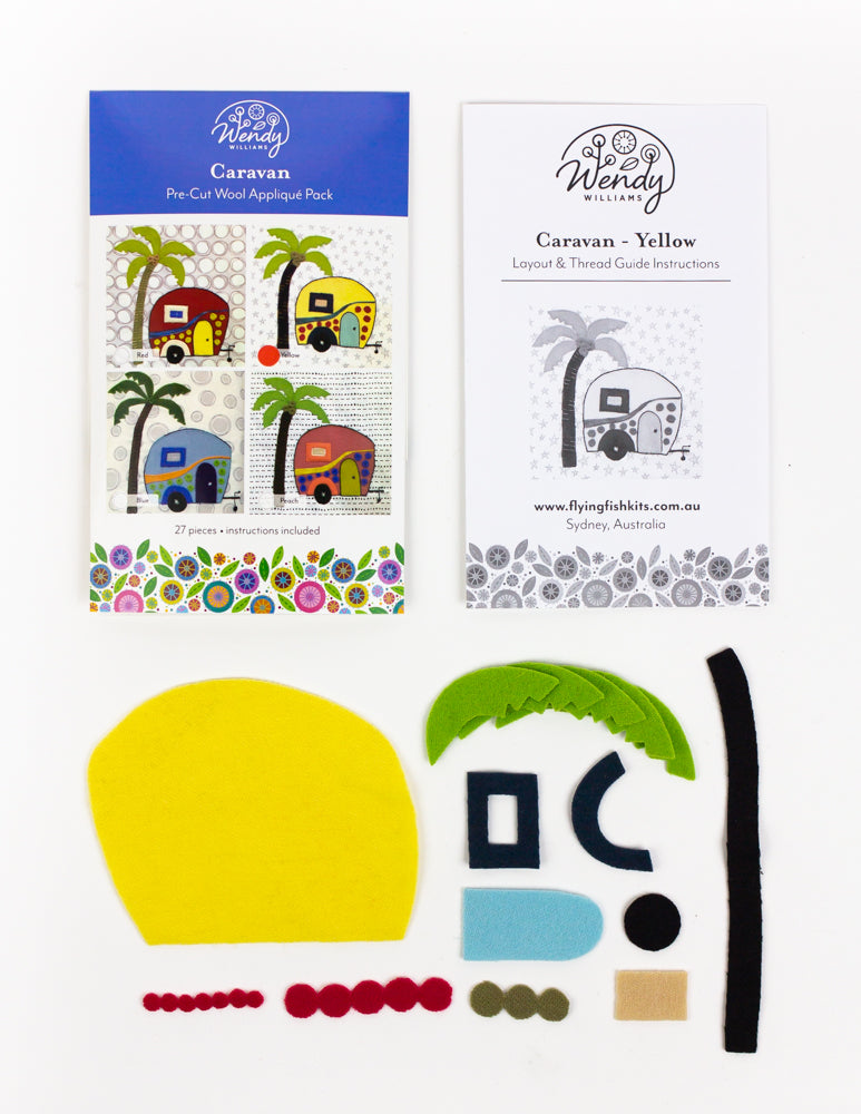 Pre-cut wool kits by Wendy Williams WonderFil
